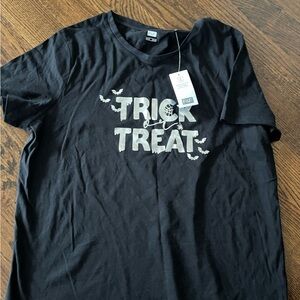 F&F Black Trick or Treat T-Shirt